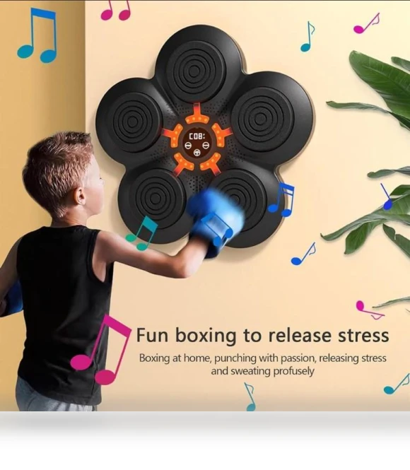 Smart Musical Boxing Trainer 'Petal' + Boxing Gloves — Boxing Training Gear, Thanos tool