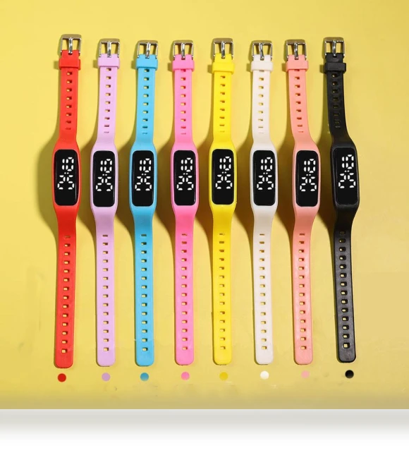 Unisex Touch Digital Student Thin Kids Waterproof Electronic Wristwatch — Men's Timepieces, kuanhong