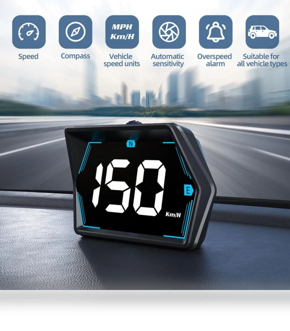 Daytime Driving HUD Head-Up Display — Rearview Safety Systems, Auto Launcher