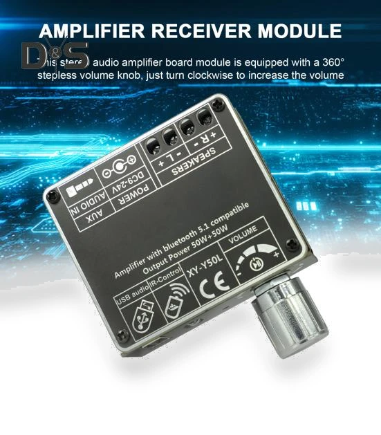 Lossless Audio Digital Power Amplifier Module — Portable Audio, Enjoy Smart Home