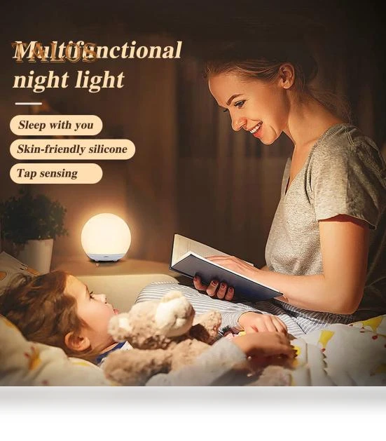 Rechargeable Night Light with Touch Control — Lamps & Shades, Talos home Garden