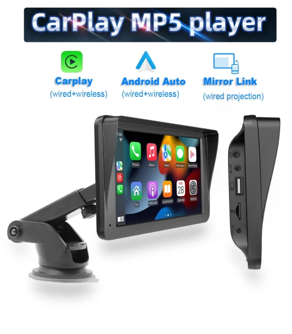 7-inch CarPlay Android Auto Car Radio Multimedia Video Player — Car Installation Essentials, RuJia Home Decor