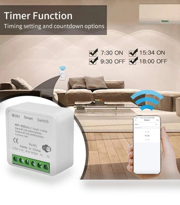 Smart Switch Wifi Light Module — Smart Home Modules, Tuya