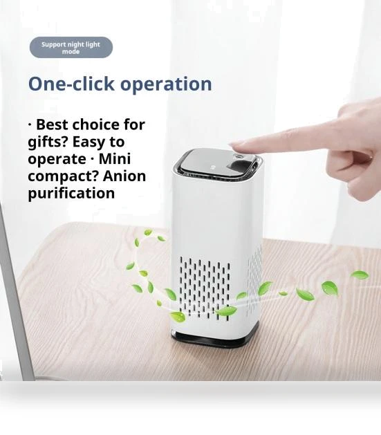 Air Purifier with LED Lighting — Activated Carbon Air Purifiers, Outdeer