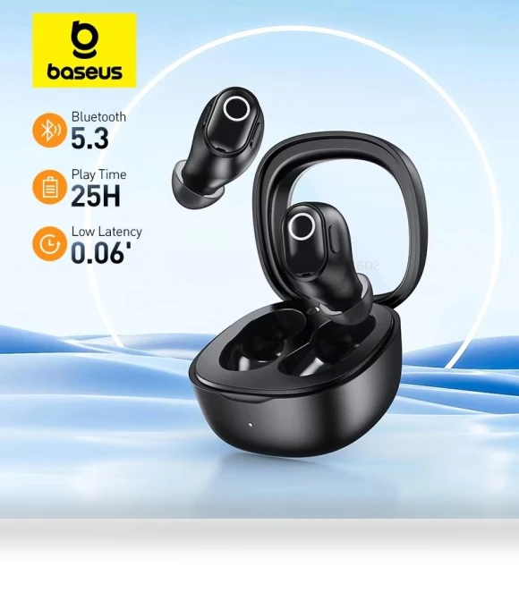 Bluetooth 5.3 True Wireless Earbuds — In-Ear Headphones, Baseus
