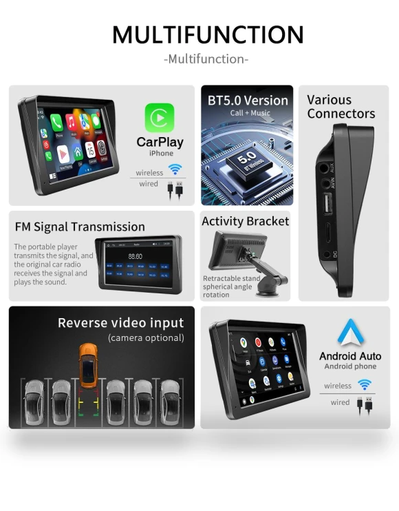 Car Multimedia Player — Stereo Receivers, JOHO