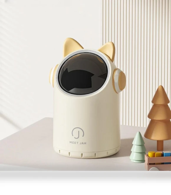 Mini Smart Trash Can with Display — Kitchen Cans, Simple and warm