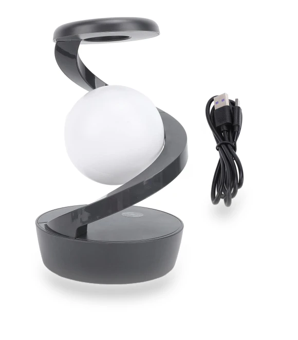 Wireless Charger Night Light Smart Control Rotating Floating RGB Color Changing Table Lamp — Desk & Table Lighting, ZY-Beauty-N