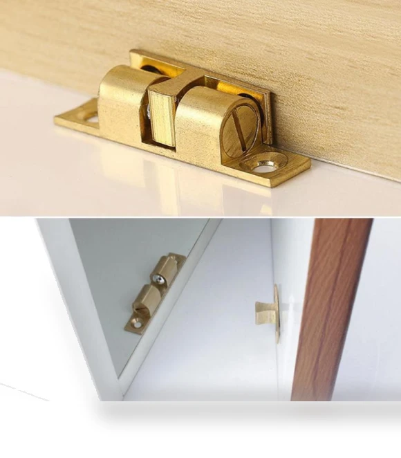 Adjustable Brass Door Latch — Catches, Betterring