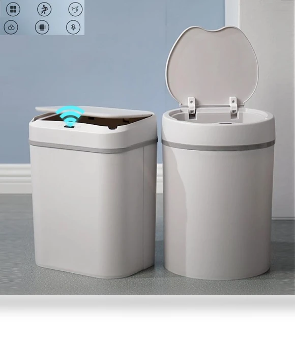 Automatic Smart Trash Bin — Kitchen Cans, Nature