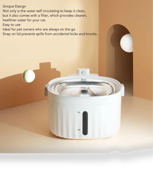 Automatic Water Fountain for Pets — Fountains, TaoPo Directs