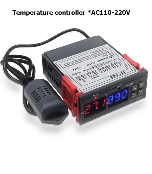 Intelligent Digital Display, Temperature and Humidity Controller — Home Climate Control, Haba Dog