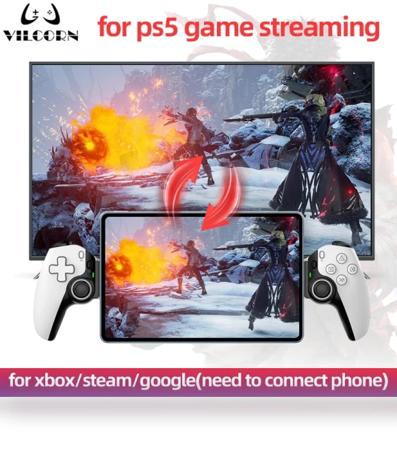 Telescopic Game Controller with Hall Gamepad — Game Controllers, VILCORN