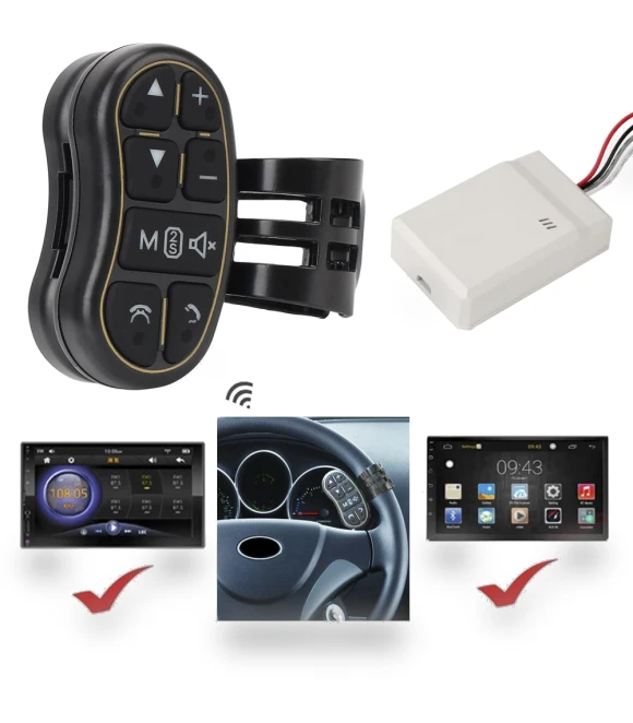 Universal Wireless Steering Wheel Remote Control — Accessories, AINYSZIN Automotive Parts