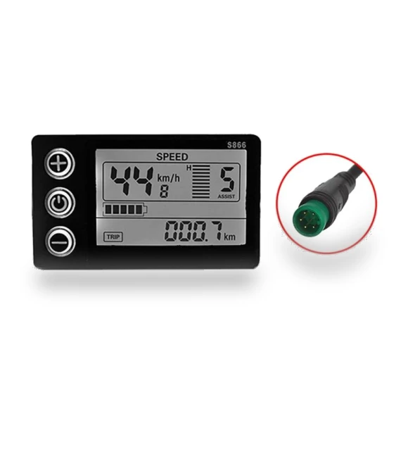Waterproof LCD Display for Electric Bicycle — Display Modules, Car Partner