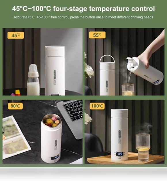 Electric Heating Water Cup Smart Boiling Kettle — Kettles & Tea Machines