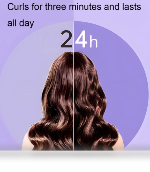 32mm Smart Sensor Fully Automatic Curling Wand Motorized Rotary Automatic Hair Curler — Curling Wands