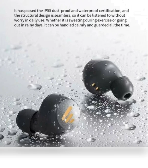 TWS Bluetooth 5.3 Earphone with AI Call Noise Cancelling — In-Ear Headphones, EDIFIER