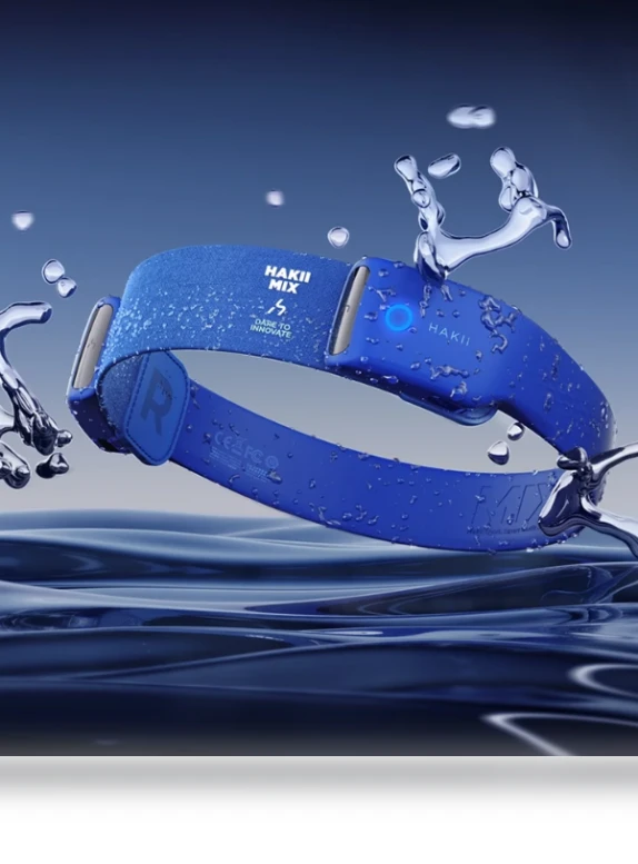 Wearable Sport Headphone Bluetooth Earphone with Dual Noise Cancelling Mic — Over-Ear Headphones, HAKII
