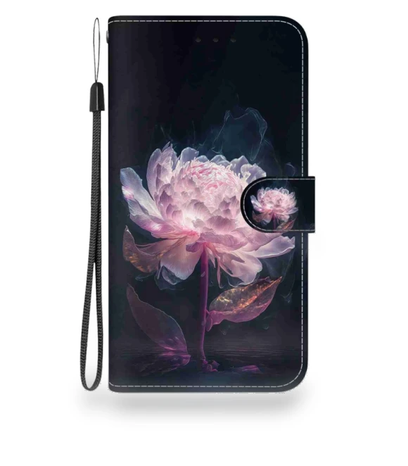 Crystal Texture Colored Drawing Leather Phone Case for Infinix Hot 50i/Smart 9 — Mobile Devices & Accessories, Infinix