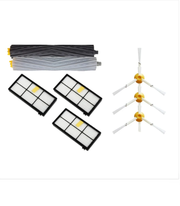 Vacuum Robot Accessories Debris Extractor & Hepa Filter & Side Brush for iRobot Roomba 800 900 Series — Parts & Accessories, iRobot