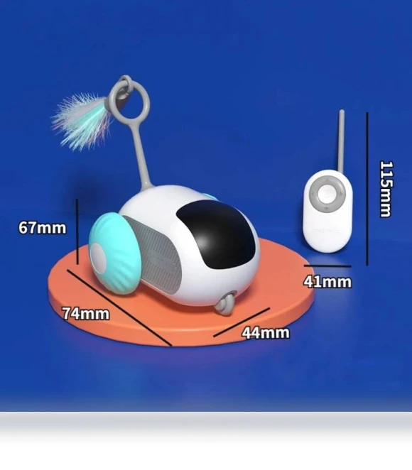 Intelligent Dual Mode Electric Gravity Running Car Cat Toy — Interactive Animal Companions