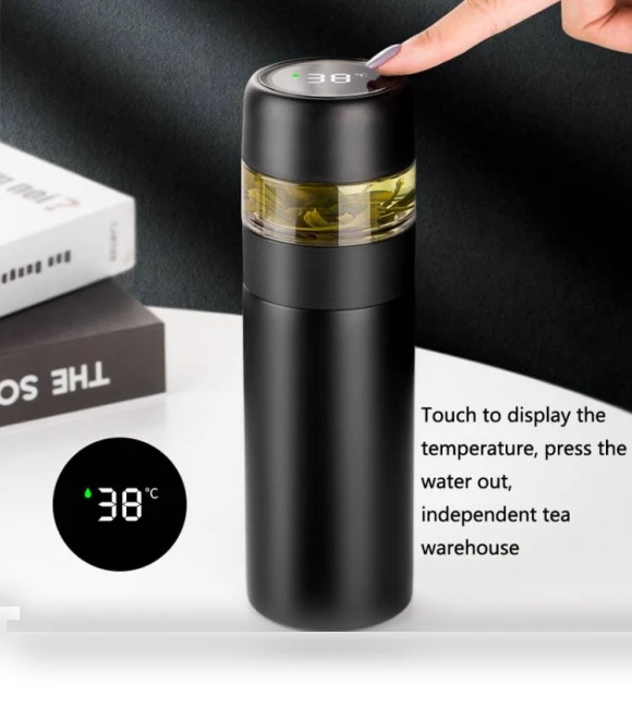 Stainless Steel Smart Insulation Water Cup — Beverage Warmers