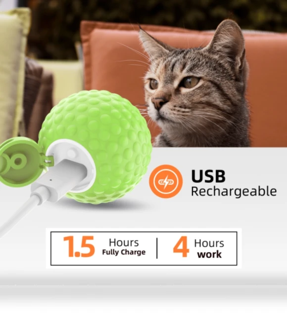 Smart Pet Cat Toy Ball Luminous Yo-Yo — Cat Playthings