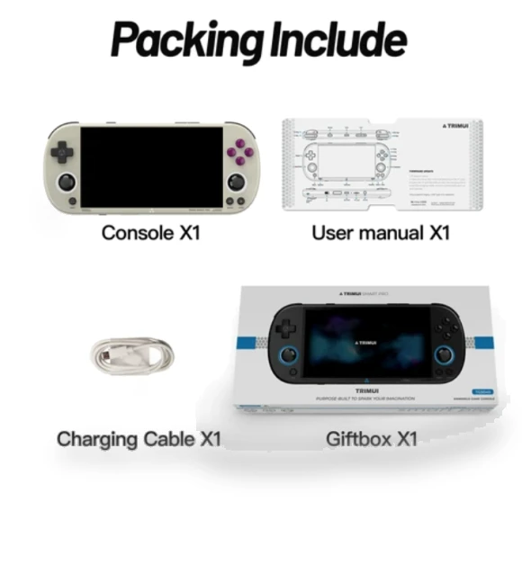 Smart Pro Handheld Game Console with 4.96-inch IPS Screen — Consoles, Trimui