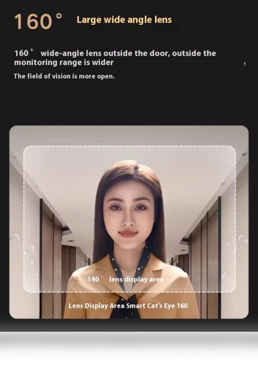 Smart Doorbell with Remote Monitoring and Night View — Smart Home Security, Xiaomi