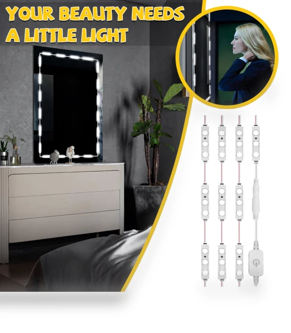 LED Mirror Light — Makeup, Dangerous