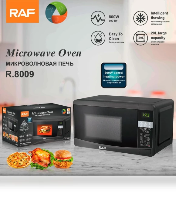 Microwave with Visual Touch Screen — Microwave Ovens, DZL General Home Appliances