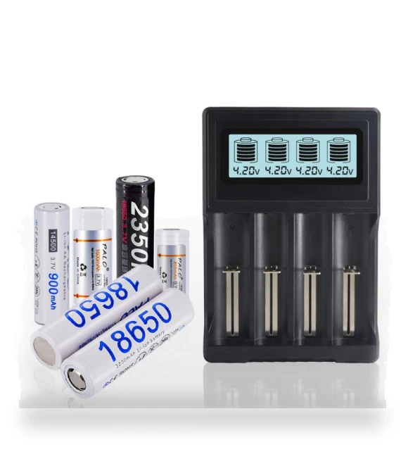 USB Smart LCD Display Lithium Battery Charger — Chargers, CUCU