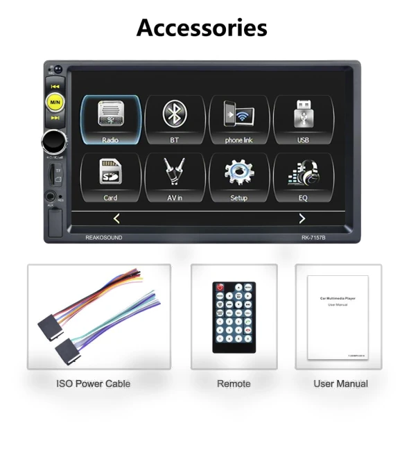 7-Inch Touchscreen Car MP5 Player — Stereo Receivers, Home Of Auto Parts