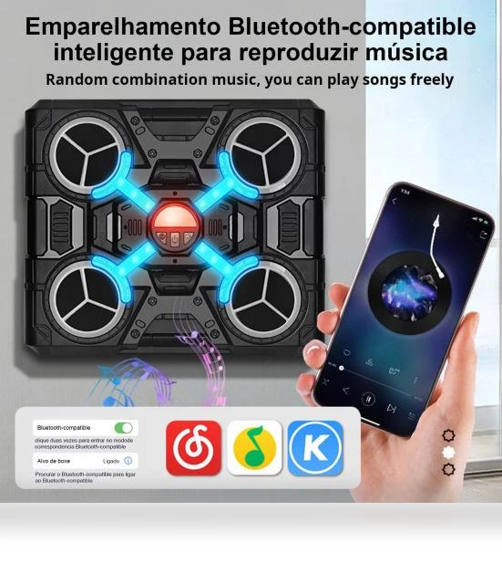 Bluetooth Boxing Trainer with Gloves — Boxing Training Gear, MUQZI