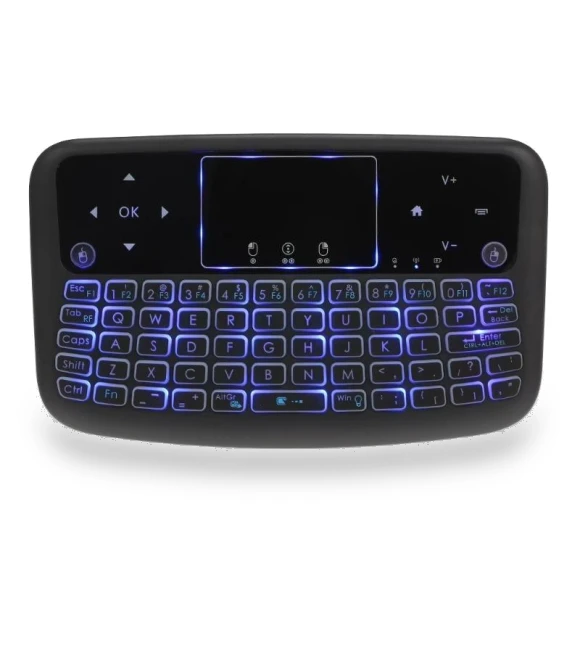 Mini Wireless Keyboard with 4-Color Backlight — Keyboard Cases, RuKing
