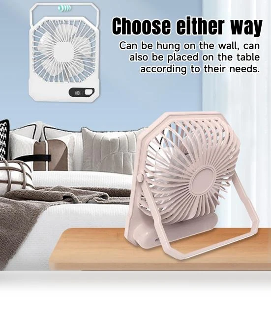 Portable Rechargeable Mini Desk Cooler Fan — Portable Cooling Solutions, HOMEKA