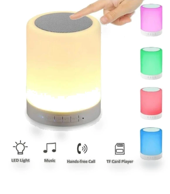 Smart Music Lamp Bluetooth Speaker — Portable Audio, Factory Discount Outlet