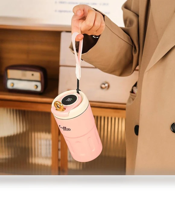 Smart Temperature Display Vacuum Cup — Beverage Warmers, Factory Discount Outlet
