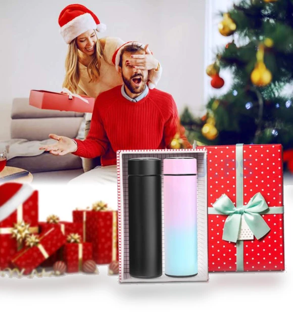 Smart Thermos with Temperature Display — Beverage Warmers, RW-Home Decoration