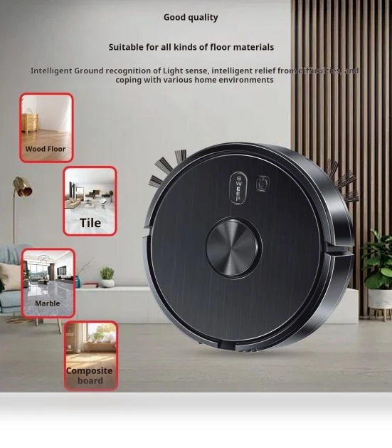 Ultra-Thin Sweeping Robot Vacuum — Smart Cleaning Robots, HOMEKA
