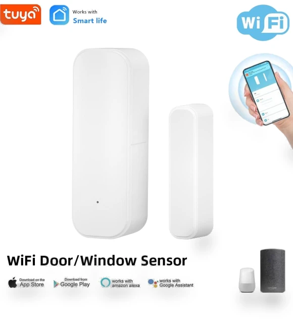 Wi-Fi Door Sensor — Smart Home Security, Refreshing Home