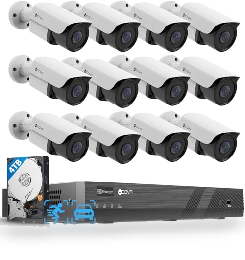12 Camera Security System — Outdoor Security Cameras, 4COVR