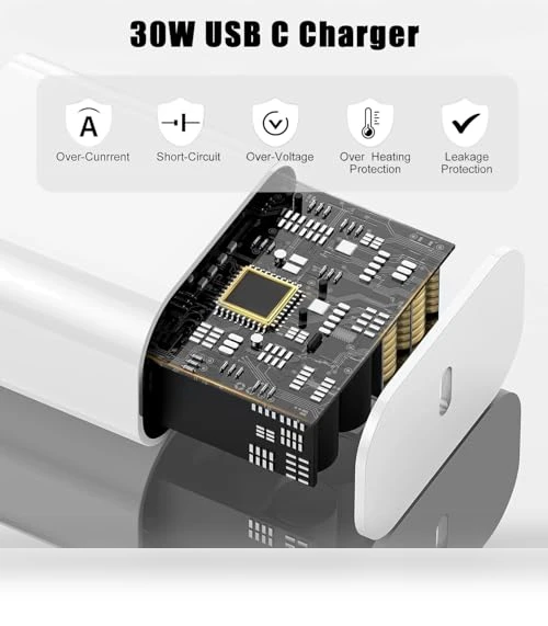 30W USB C Fast Charger with 6FT Cable — Chargers, DIIMO