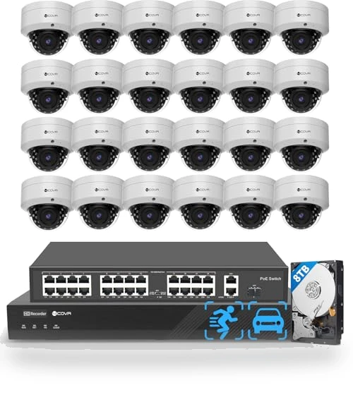 32 Channel Security Camera System — Security Cameras, 4COVR