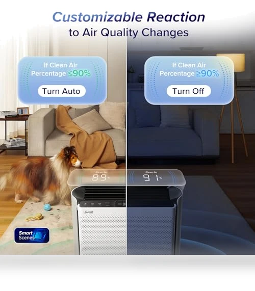 Air Purifier for Large Room — Activated Carbon Air Purifiers, LEVOIT