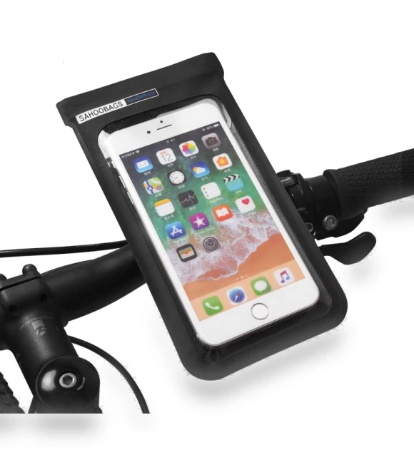 Bicycle Touch Screen Front Phone Holder Waterproof Bag — Handlebar Bags, Wonderful Myth