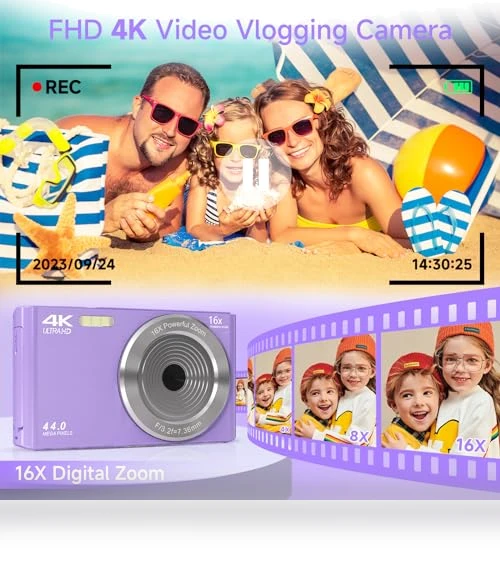 Digital Camera for Teens — Compact Digital Cameras, SMARTKLIK
