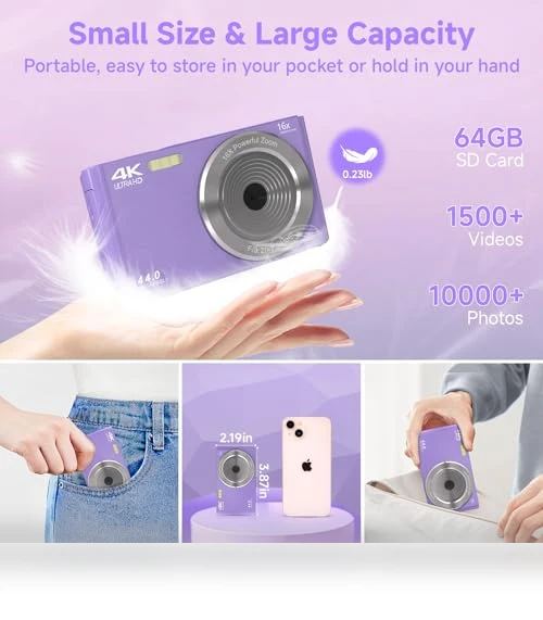 Digital Camera for Teens — Compact Digital Cameras, SMARTKLIK