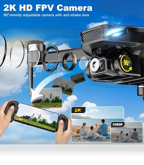 GPS Drone with 2K Camera — Drones, BLINORY